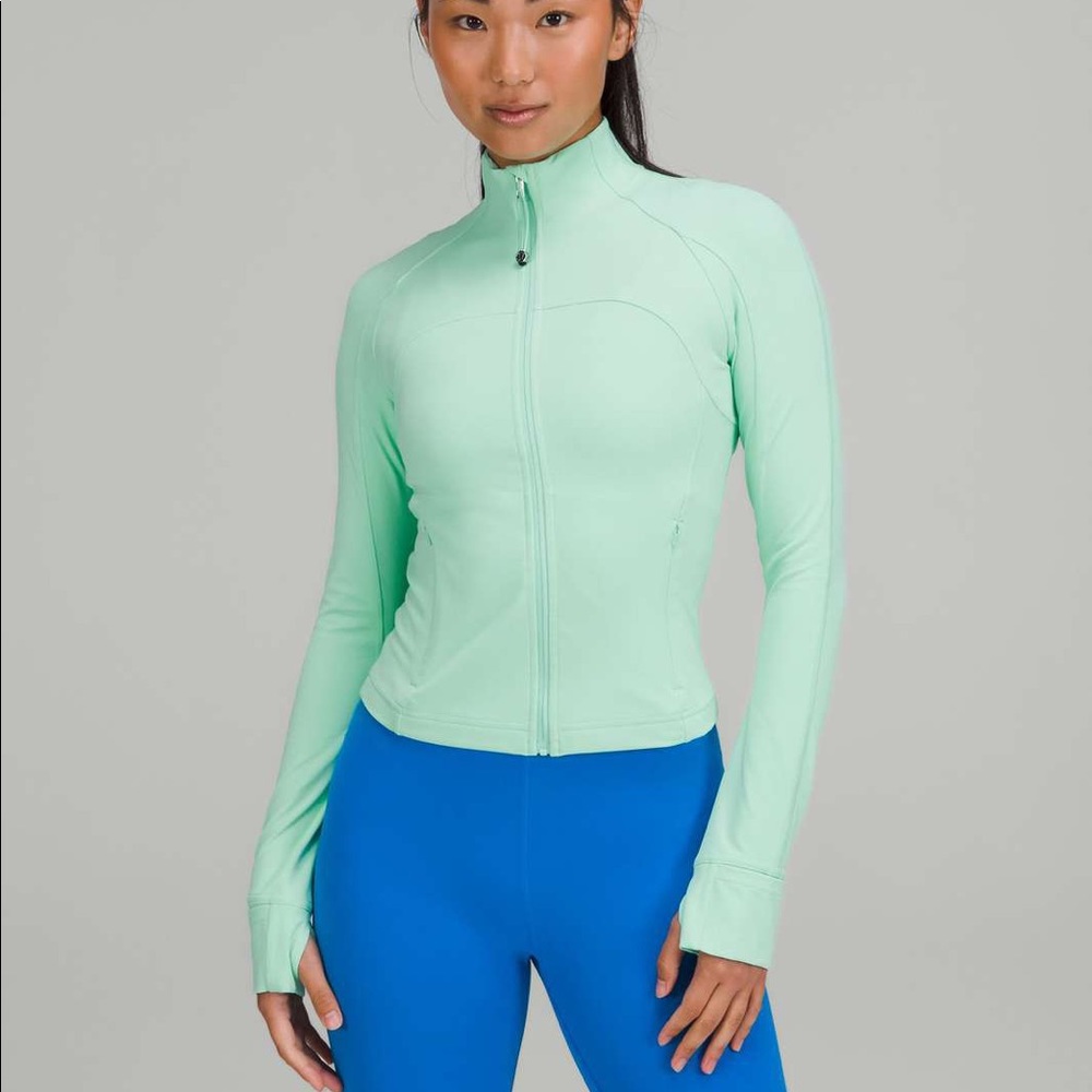 Lululemon cropped define jacket wild Mint 4